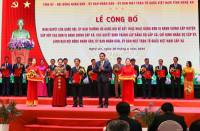 Nghệ An tổ chức Lễ công bố Nghị quyết của Quốc hội, Ủy ban Thường vụ Quốc hội về kết thúc hoạt động đơn vị hành chính cấp huyện, sắp xếp các đơn vị hành chính cấp xã