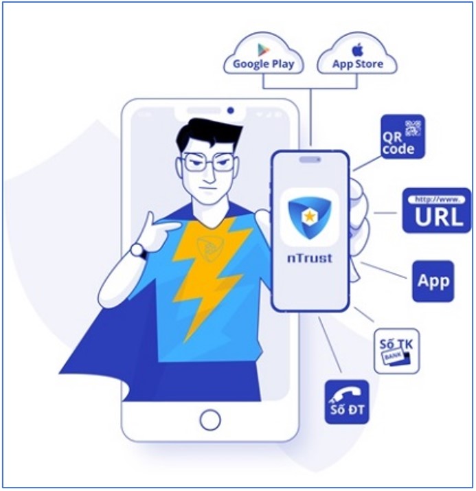 nTrust: phần mềm phòng chống lừa đảo