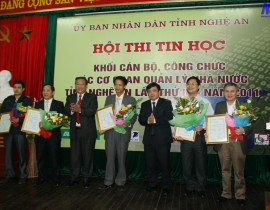 Hội thi tin học Khối Cán bộ công chức năm 2011